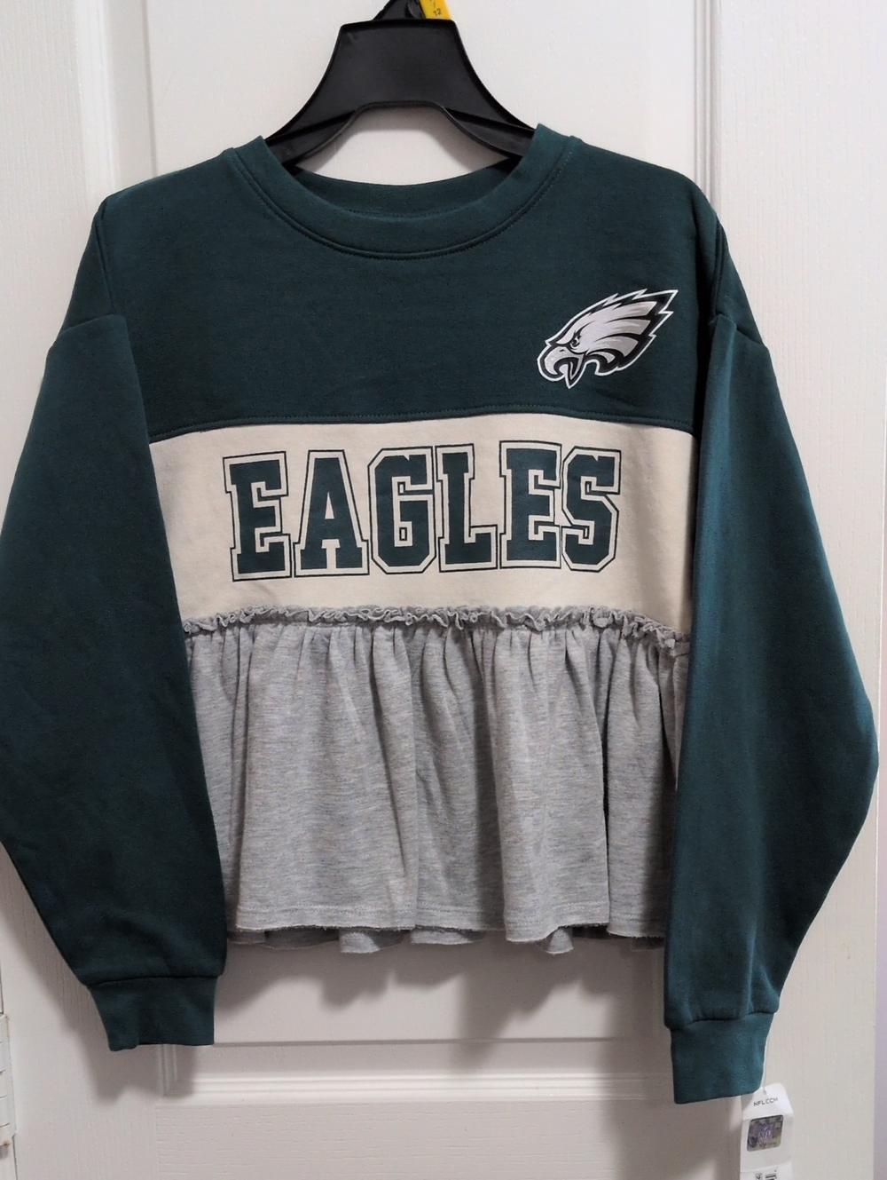 Girls Philadelphia Eagles Skirted Sweatshirt
